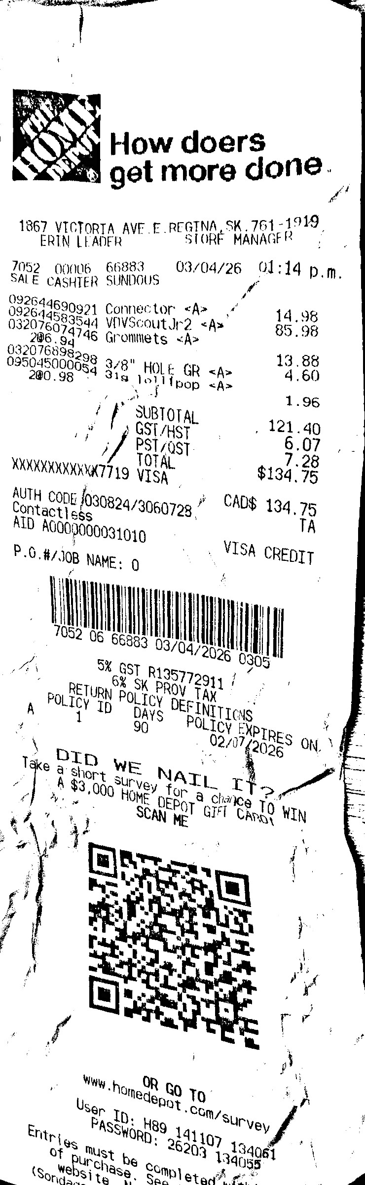 Receipt thumbnail