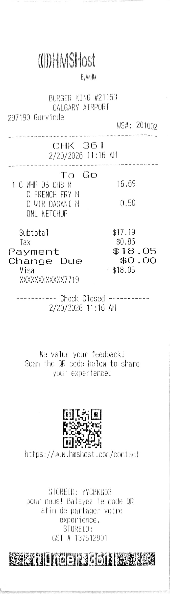 Receipt thumbnail